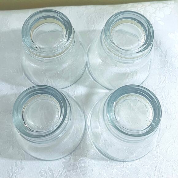 4 Bormioli Rocco Oslo Italian Tempered Glass Espresso Cups Metal Handle Mugs Cup - Picture 9 of 11